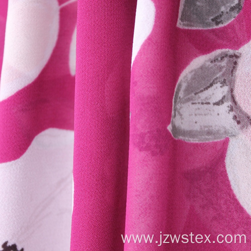 100 polyester new design wholesale custom chiffon fabric